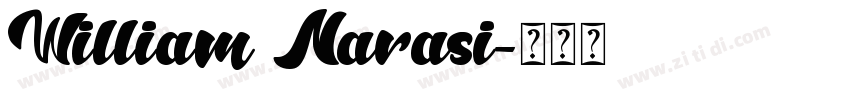 William Narasi字体转换